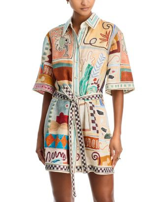 Alémais Michelle Mini Linen Dress | Bloomingdale's Women Swimsuits & Cover-Ups | Bloomingdale's (US)