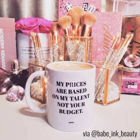 11oz My Prices Are Based on My Talent Mug  Ceramic Coffee Mug | Etsy | Etsy (US)