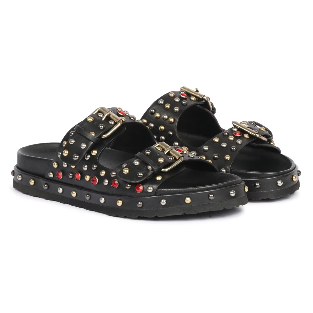 Chloe Black Sandals | Wolf & Badger