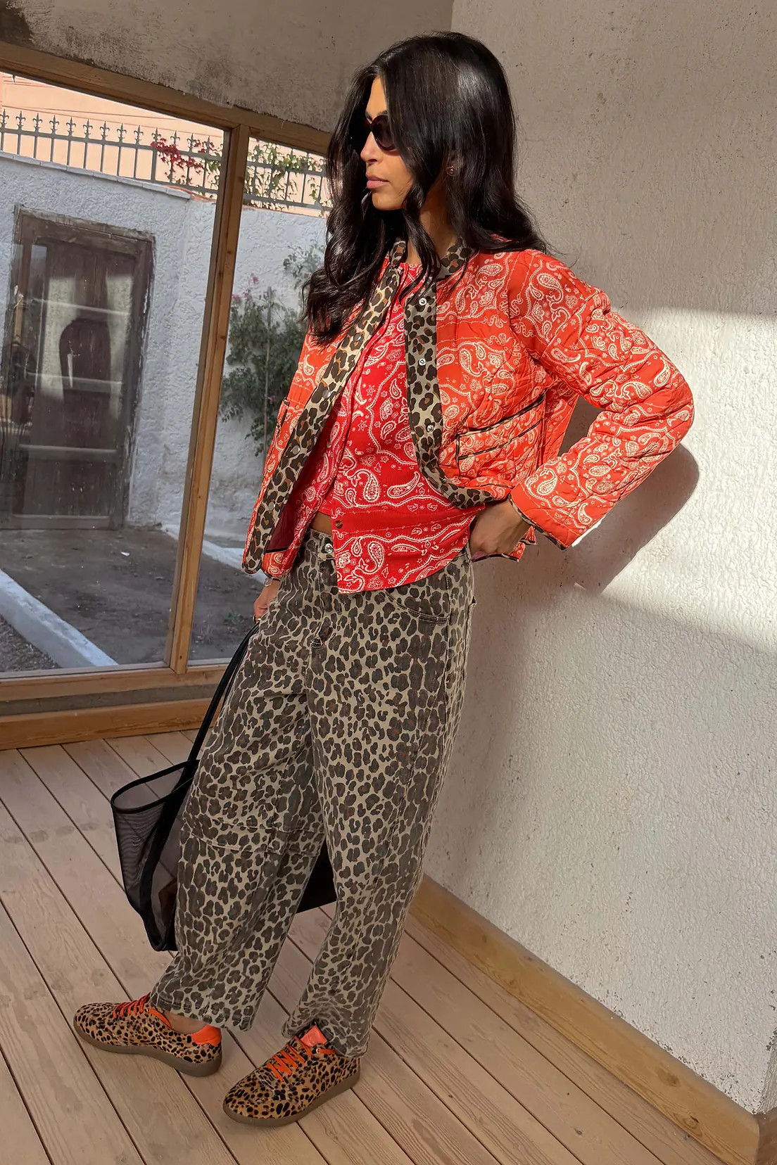 Leopard Barrel Jeans | Never Fully Dressed US