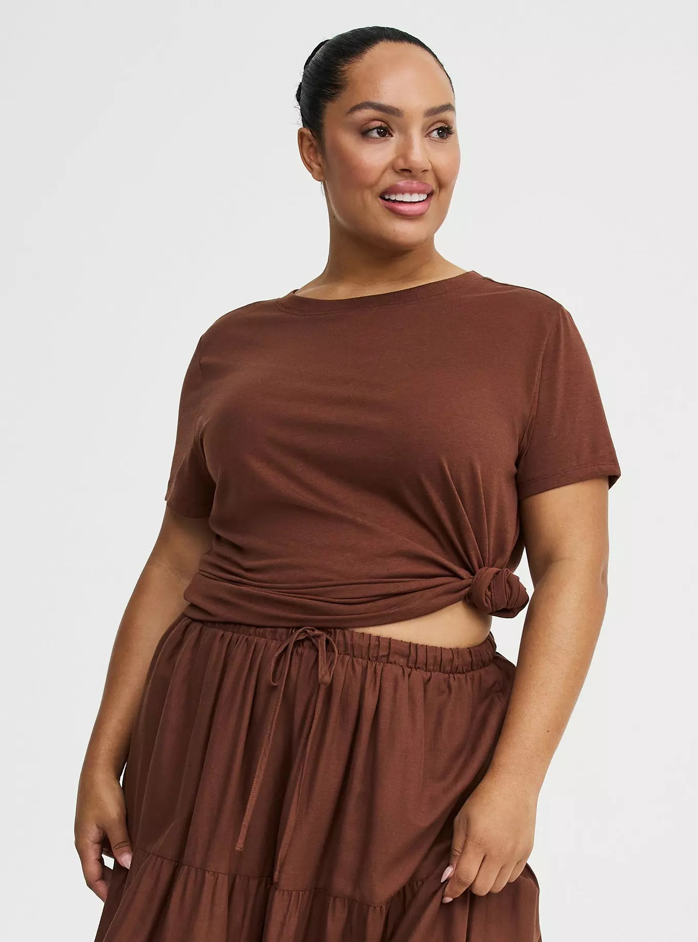 Everyday Signature Jersey Crew Neck Tee | Torrid (US & Canada)