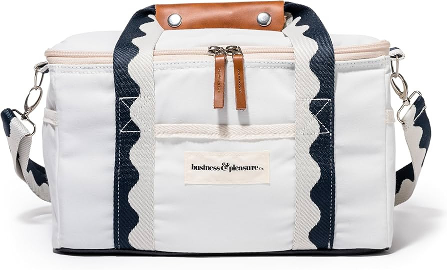 Business & Pleasure Co. Premium Cooler Bag - 14L Vintage Lunch Bag for Beach Days & Picnics - Ins... | Amazon (US)