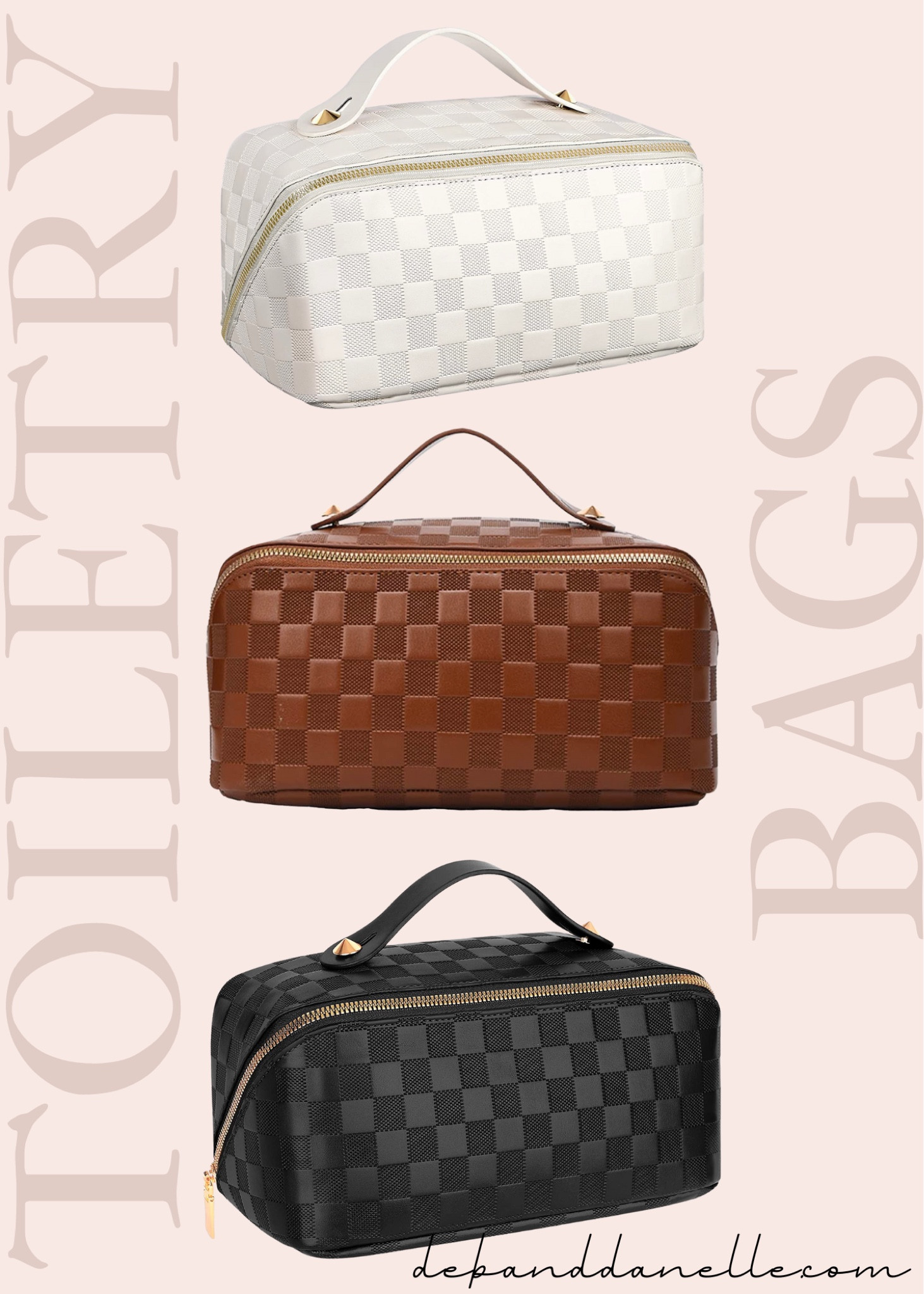 Leather toiletry bags! Such a great price with excellent reviews. 🙌🏼

Toiletry bags, makeup bags, suitcase, travel must haves, spring break, travel, Deb and Danelle 

#LTKworkwear #LTKbeauty #LTKtravel