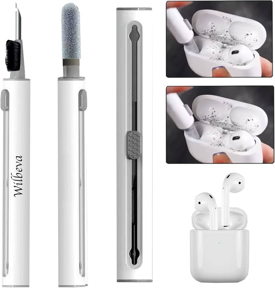 Wilbeva Cleaner Kit for Airpods, Bluetooth Earbuds Cleaning Pen for Airpods Pro 1 2 3 Samsung MI ... | Amazon (US)