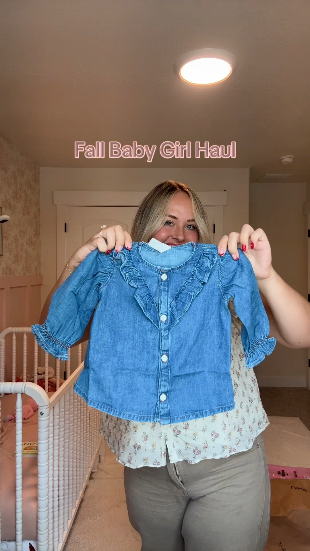 Cutest baby girl clothes - size down! My daughter is in size 9-12 m but we sized down to 6-9 for this and they are still big.

#LTKSaleAlert #LTKFamily #LTKBaby