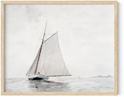 HAUS AND HUES Vintage Beach Wall Art - Vintage Oil Paintings for Exquisite Wall Decor in Home and... | Amazon (US)