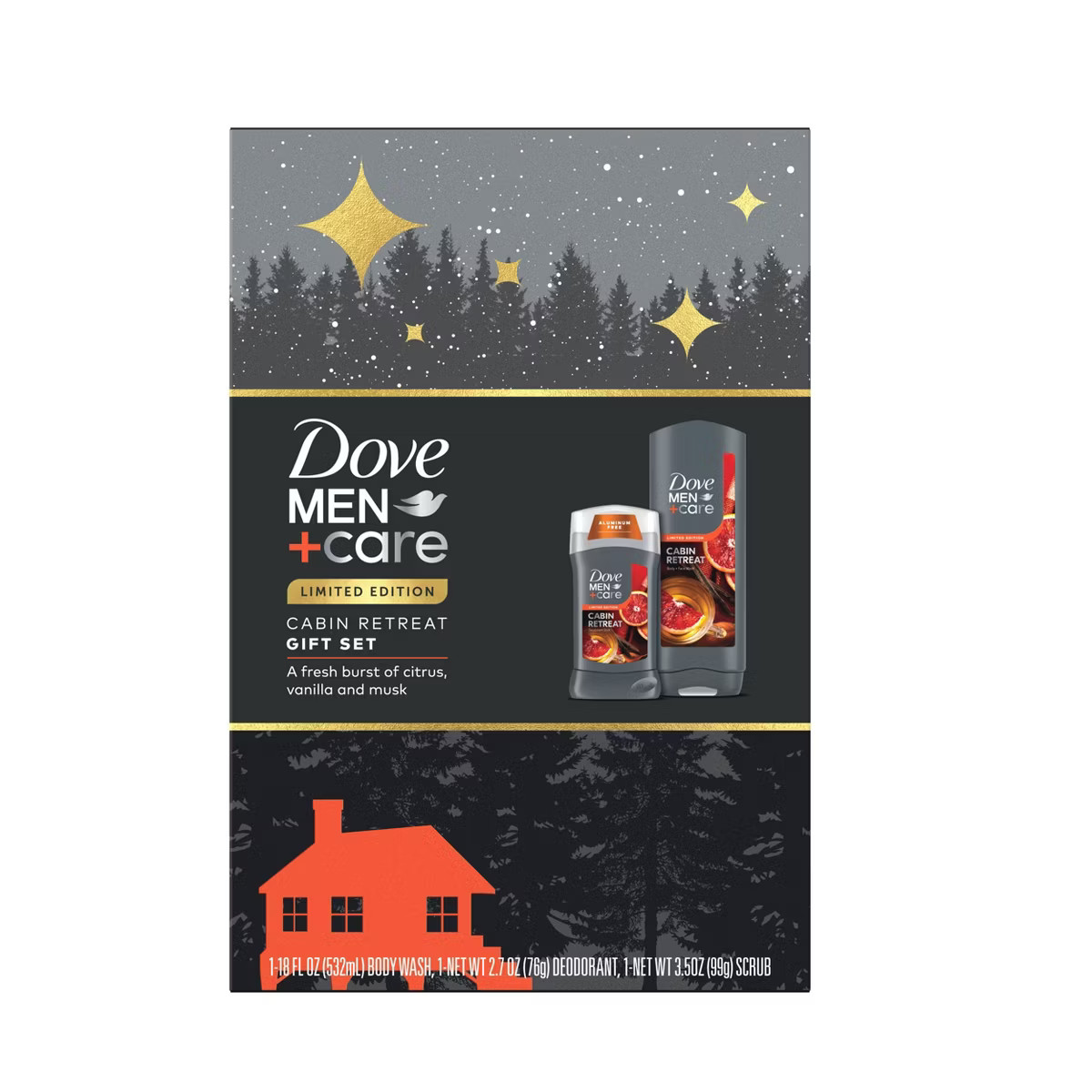 Dove Men+Care Limited Edition Cabin Retreat Gift Set - 24.2oz | Target