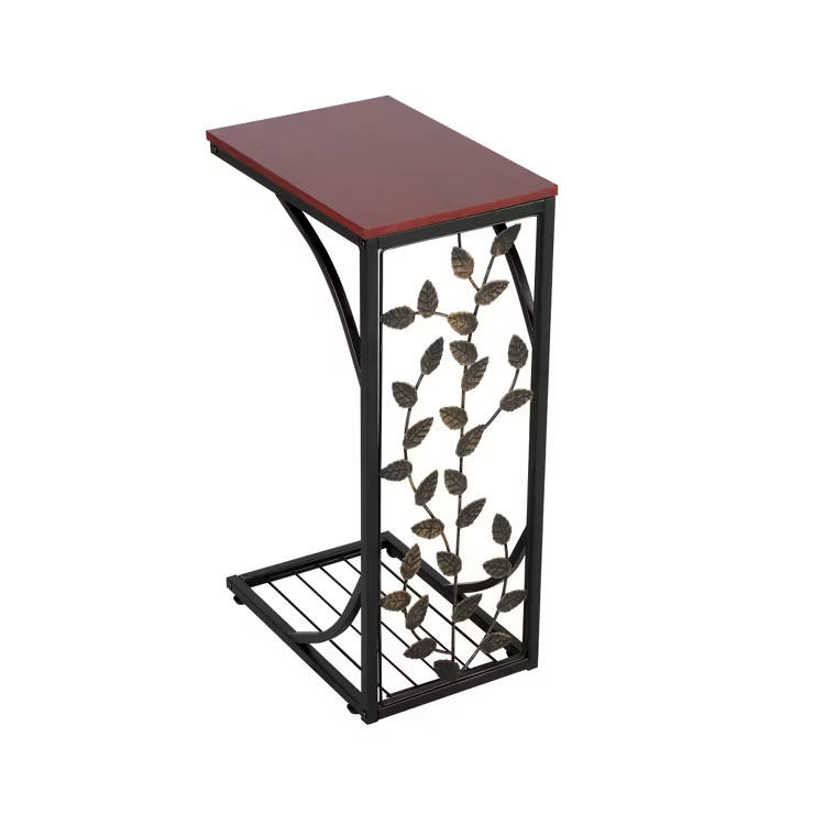 Yaheetech C Shaped End Table Sofa Side Table with Storage Shelf for Living Room | Target