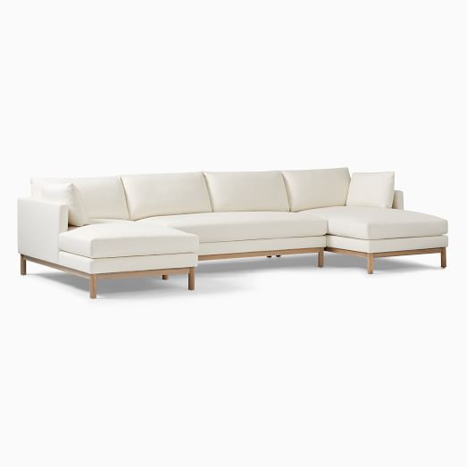 Hargrove 3-Piece U-Shaped Chaise Sectional (138") | West Elm (US)