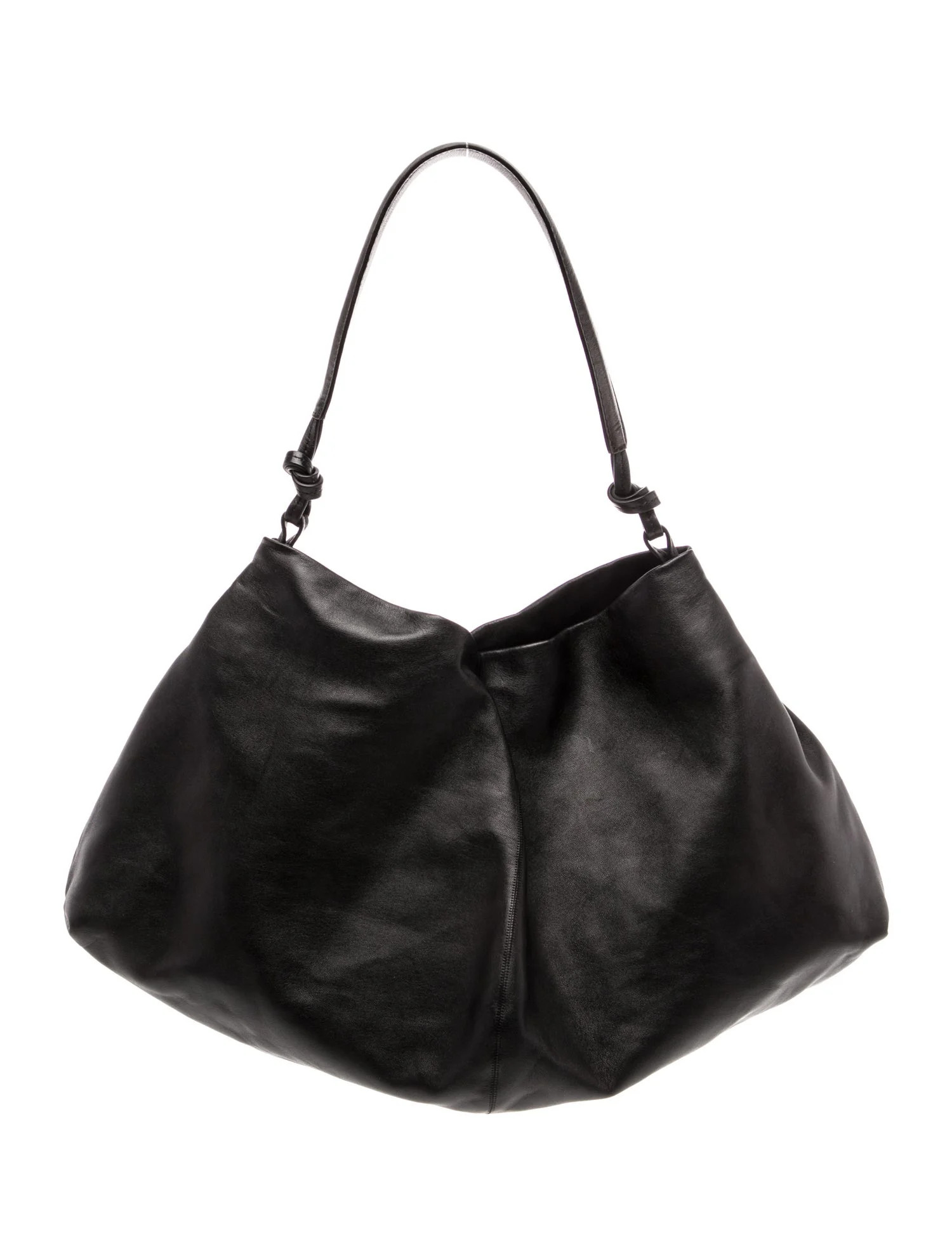 The Row Lambskin Samia - Black Shoulder Bags, Handbags - THR198557 | The RealReal | The RealReal