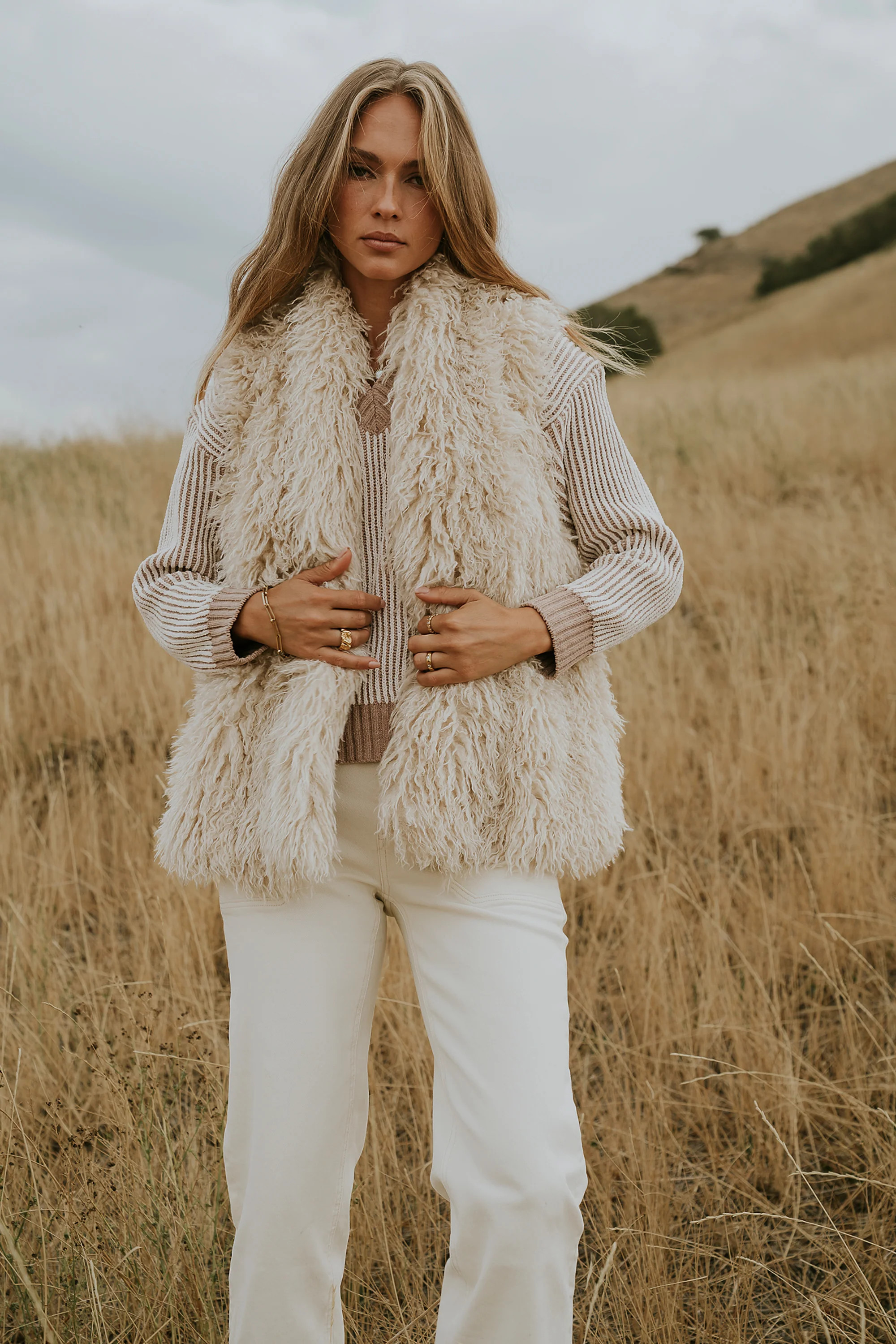 Kassie Faux Fur Vest | Böhme US