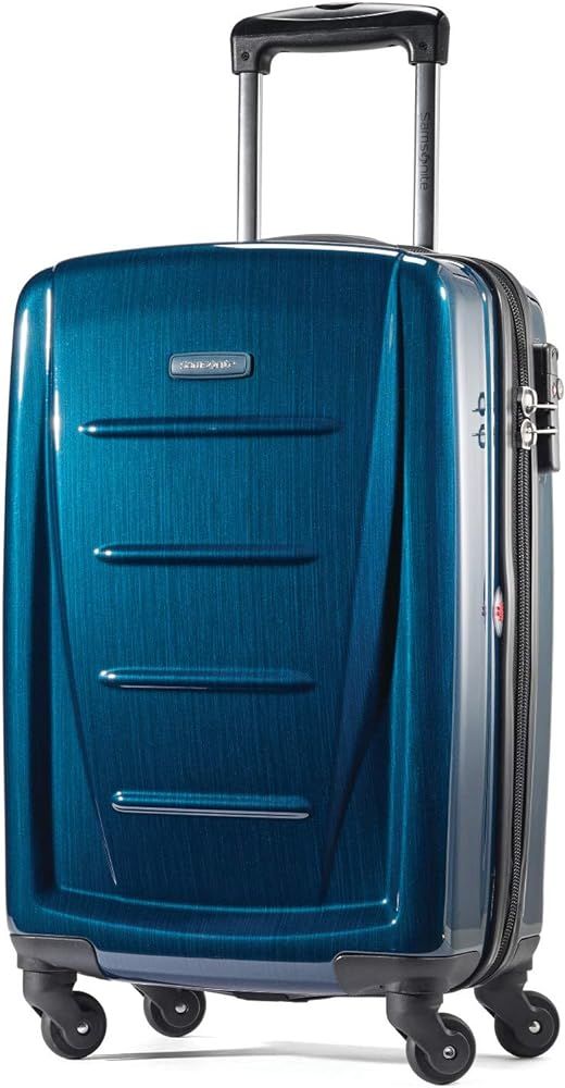 Samsonite Winfield 2 Hardside Luggage with Spinner Wheels, Carry-On 20-Inch, Deep Blue | Amazon (US)