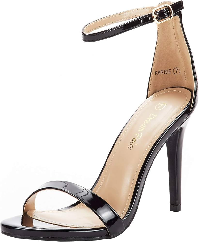 DREAM PAIRS Women's Karrie High Stiletto Pump Heeled Sandals | Amazon (US)