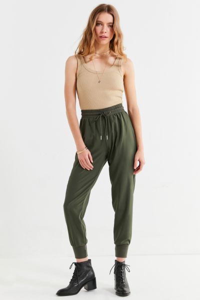 Out From Under Piper Woven Jogger Pant - Green XS at Urban Outfitters | Urban Outfitters (US and RoW)
