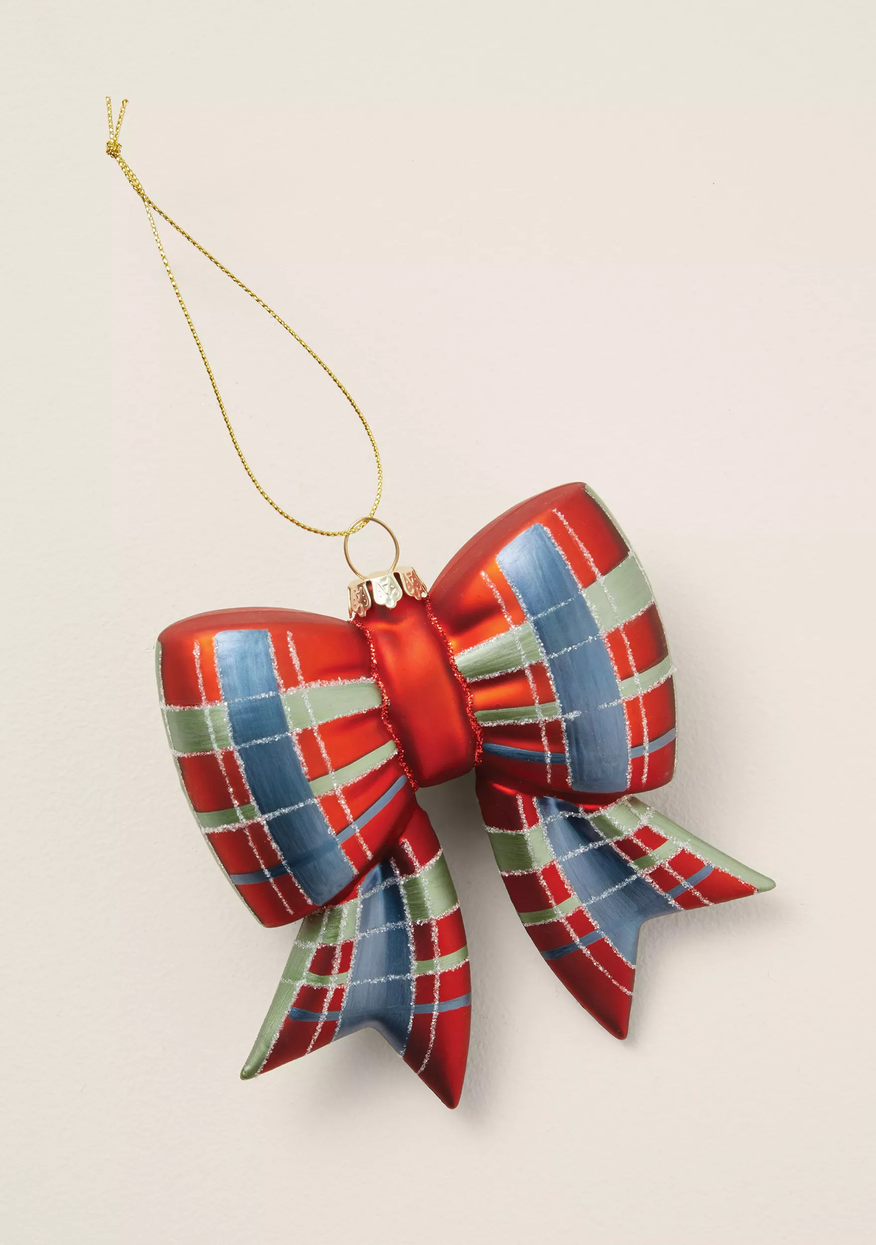 Sewing Down South x Crown & Ivy™ Plaid Bow Ornament | Belk