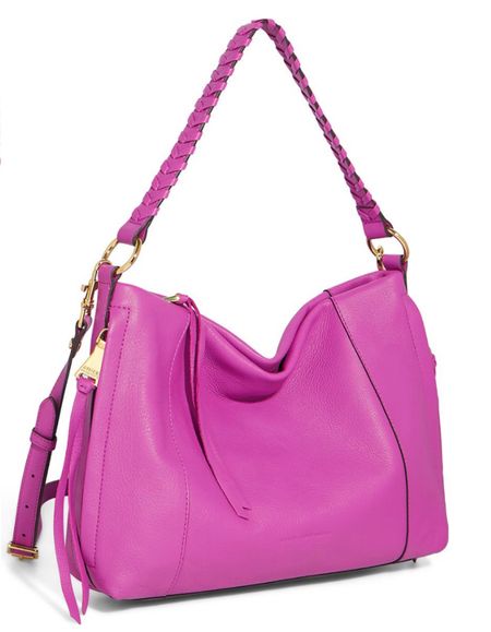 Aimee Kestenberg Convertible Leather Shoulder Bag in Fuchsia 

Love this size and pop of color and that it can be a crossbody too.

#LTKsalealert #LTKxNSale