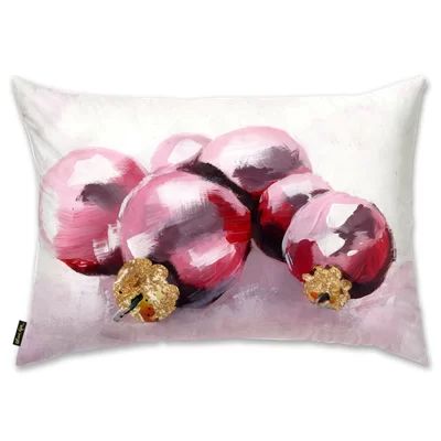 Pink Christmas Lumbar Pillow The Holiday Aisle® | Wayfair North America
