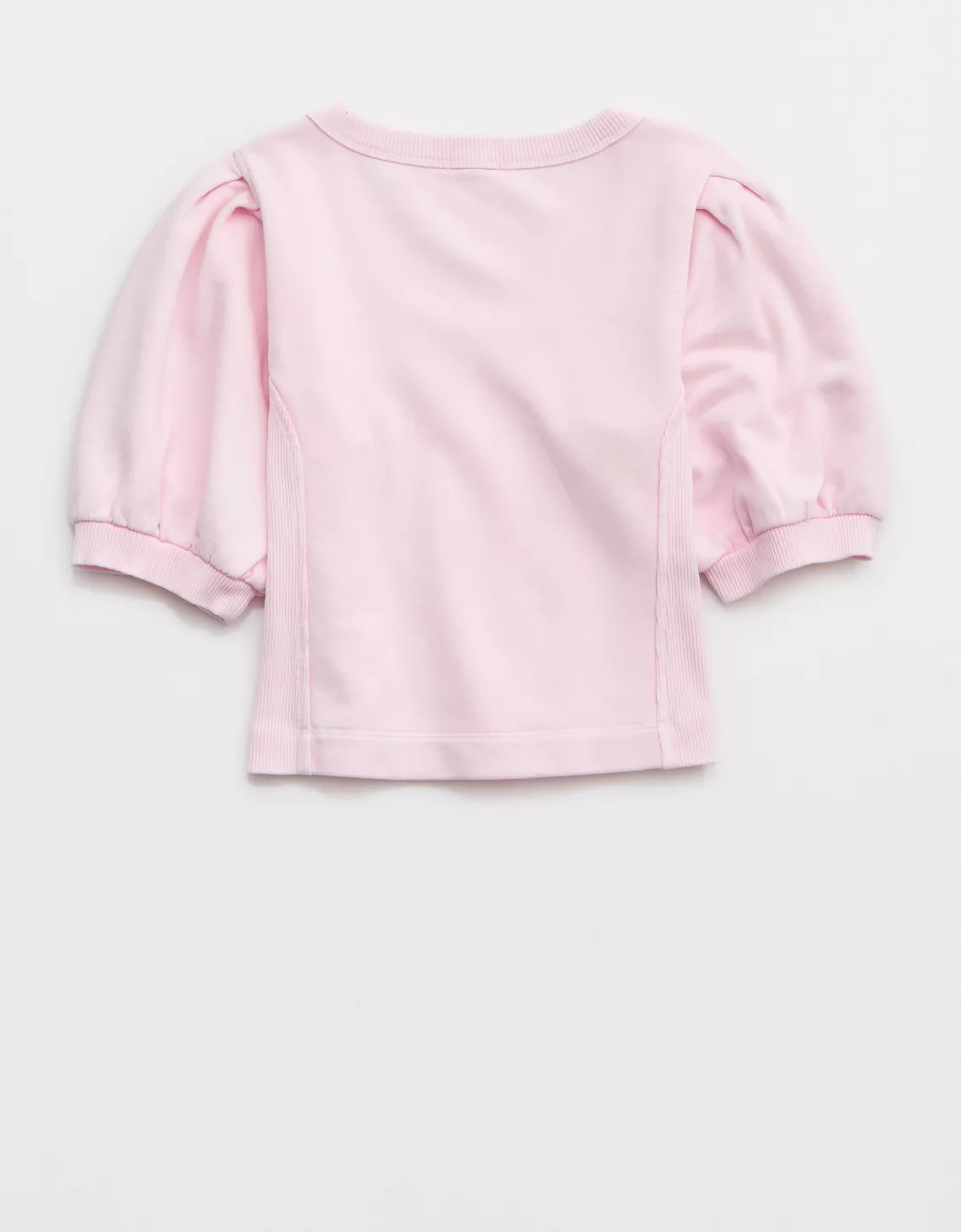 Aerie Seams Right Short Sleeve Sweatshirt | American Eagle Outfitters (US & CA)