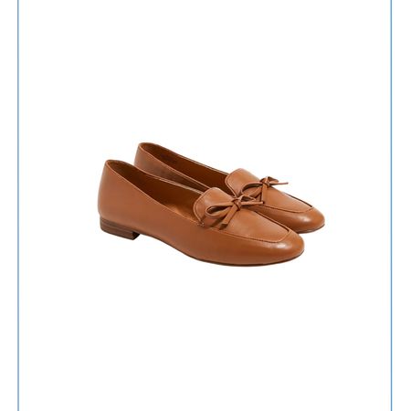 Ballet flat inspired bow trimmed loafers $49 

#LTKSeasonal #LTKunder50 #LTKshoecrush