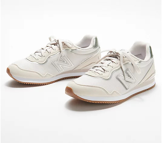 New Balance Classic Lace-Up Sneakers - Sola Sleek - QVC.com | QVC