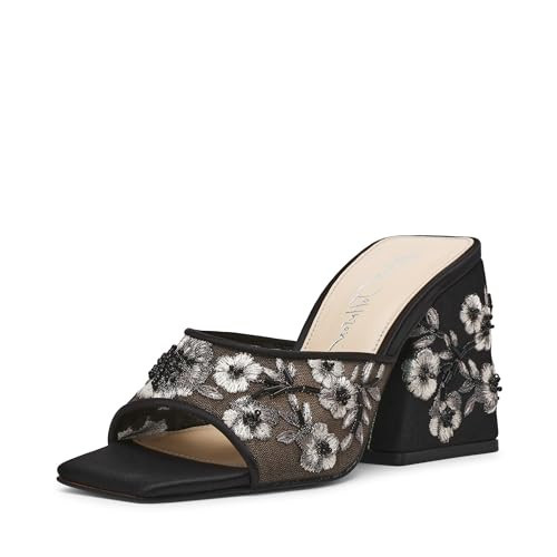 Betsey Johnson Women's Roo Heeled Sandal, Black, 7.5 | Amazon (US)