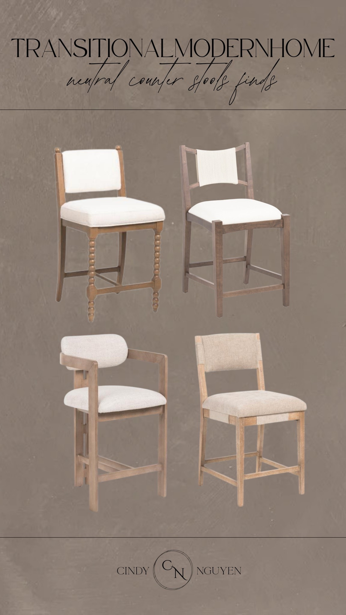 Loving these neutral counter stools! 🤎

#counterstools #neutralhome #kitchendecor

#LTKSaleAlert #LTKHome