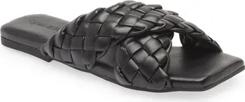 Opal Woven Crisscross Slide Sandal | Nordstrom