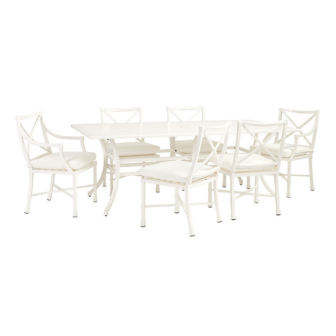 Suzanne Kasler Directoire 7 Piece 84 Inch Rectangular Dining Set | Ballard Designs | Ballard Designs, Inc.