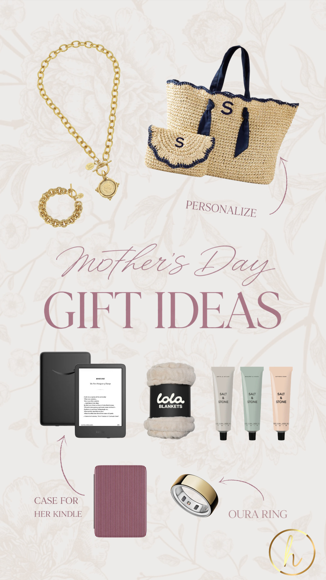 Mother’s Day made easy 💐
Thoughtful, chic, and a little personalized—these are the pieces she’ll actually use (and love). From a custom straw tote + classic gold jewelry to cozy must-haves, beauty favorites, and the Oura ring she’s been eyeing… consider this your perfect gift guide. 

Shop all my picks here 💗 

 #LTKMothersDay #LTKGiftGuide #MothersDay #LTKFinds #LTKStyle
