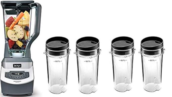 SharkNinja Ninja Professional Countertop Blender with 1100-Watt Base, 72oz Total Crushing Pitcher | Amazon (US)
