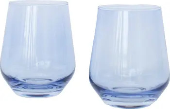 Estelle Colored Glass Set of 2 Stemless Wineglasses | Nordstrom | Nordstrom