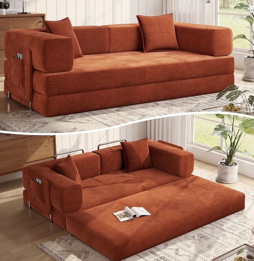 MoonSpeak 78.8'' Futon Sofa Bed, Boneless Couches for Living Room
Corduroy Convertible Futon Sofa Bed with Storage Pocket #ltkfurniture

#LTKSaleAlert #LTKHome