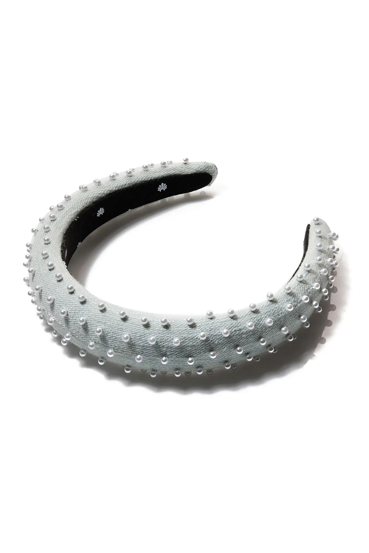 Lele Sadoughi Pearly Bead Denim Padded Headband at Nordstrom Rack | Nordstrom Rack