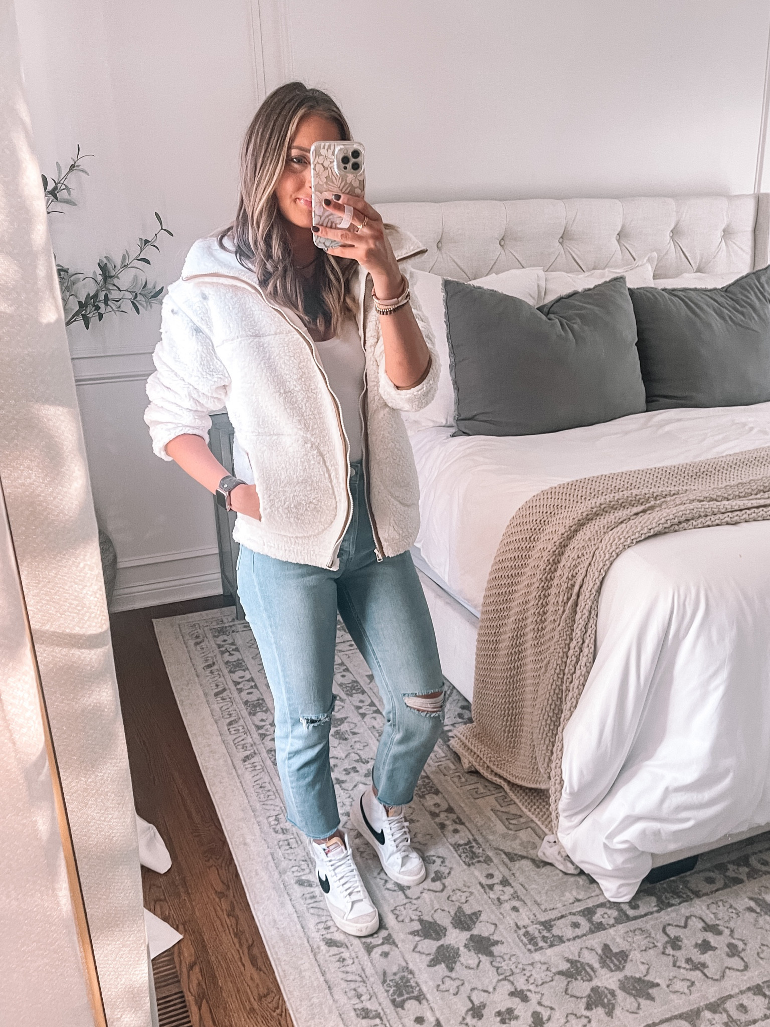 Fall outfit and winter outfit idea from Target 

Fleece jacket: tts small
Jeans tts 4
Sneakers sized down a half



#LTKSeasonal #LTKstyletip #LTKunder50