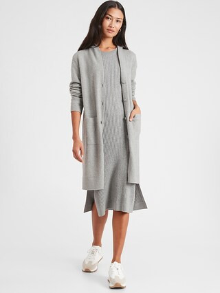 Hooded Duster Cardigan | Banana Republic Factory