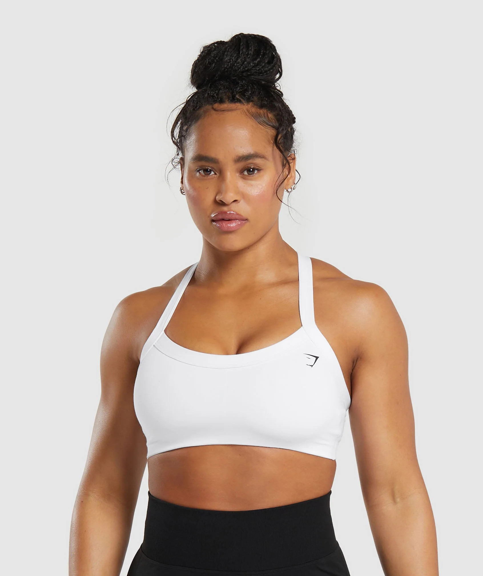 Gymshark Cotton Lifting Sports Bra - White | Gymshark US