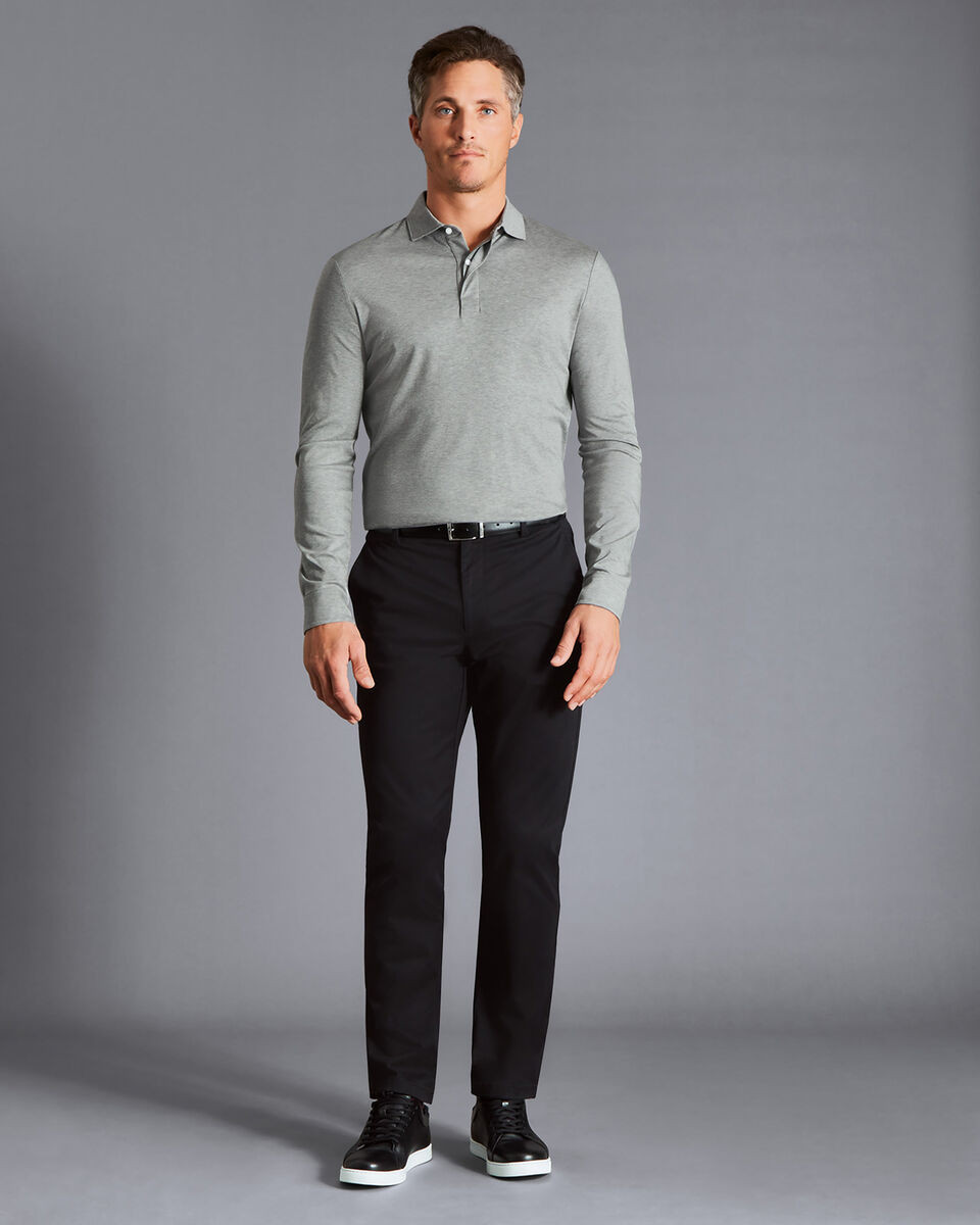 Lightweight Pants - Black | Charles Tyrwhitt