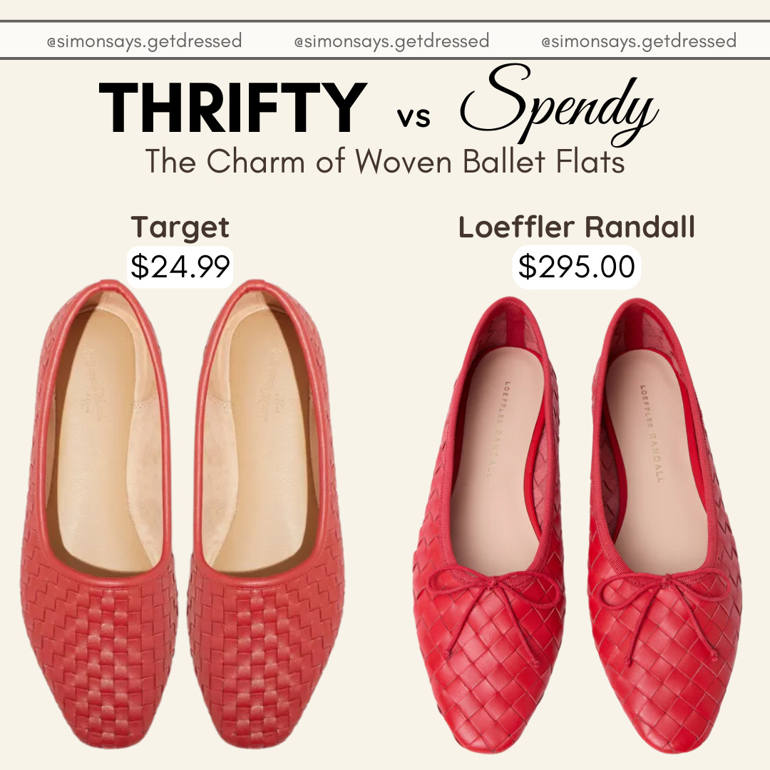 ✨ Thrifty vs. Spendy: The Charm of Woven Ballet Flats ✨

From affordable steals to luxe splurges, woven ballet flats are the perfect way to elevate your look this season. 🥿✨

Whether you're keeping it chic on a budget or investing in a designer pair, these flats have you covered!


#ThriftyVsSpendy #WovenBalletFlats #ShopNow #LTKStyle #BuyNow 

 #LTKActive #LTKU #LTKStyleTip