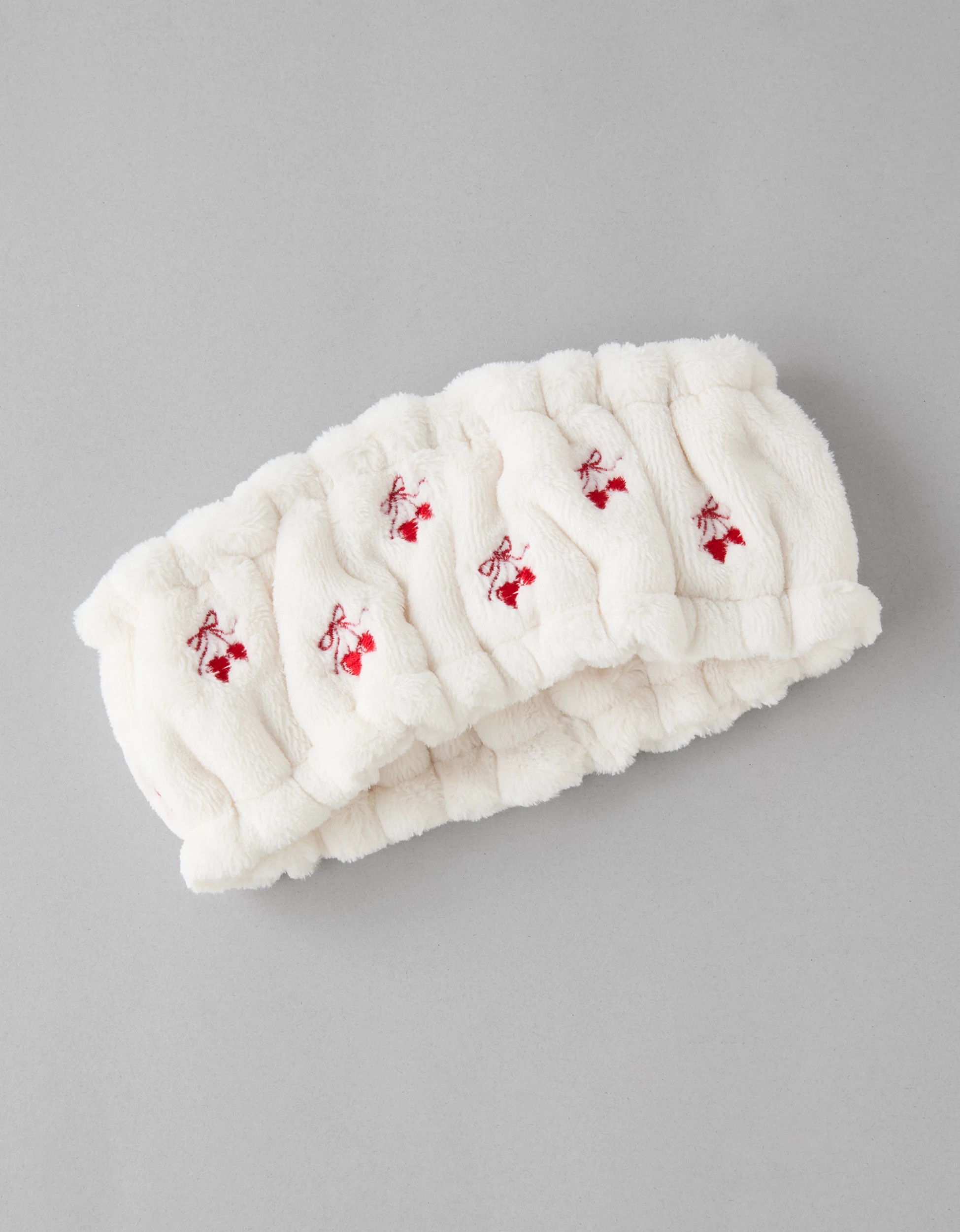 AEO Cherry Spa Headband | American Eagle Outfitters (US & CA)