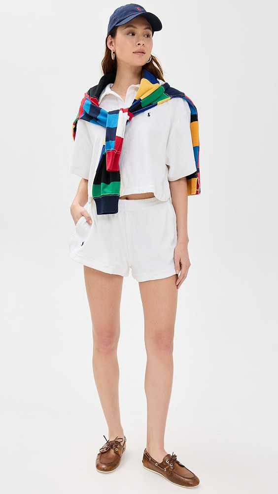 Polo Ralph Lauren Terry Collar Shirt & Shorts Set | Shopbop | Shopbop