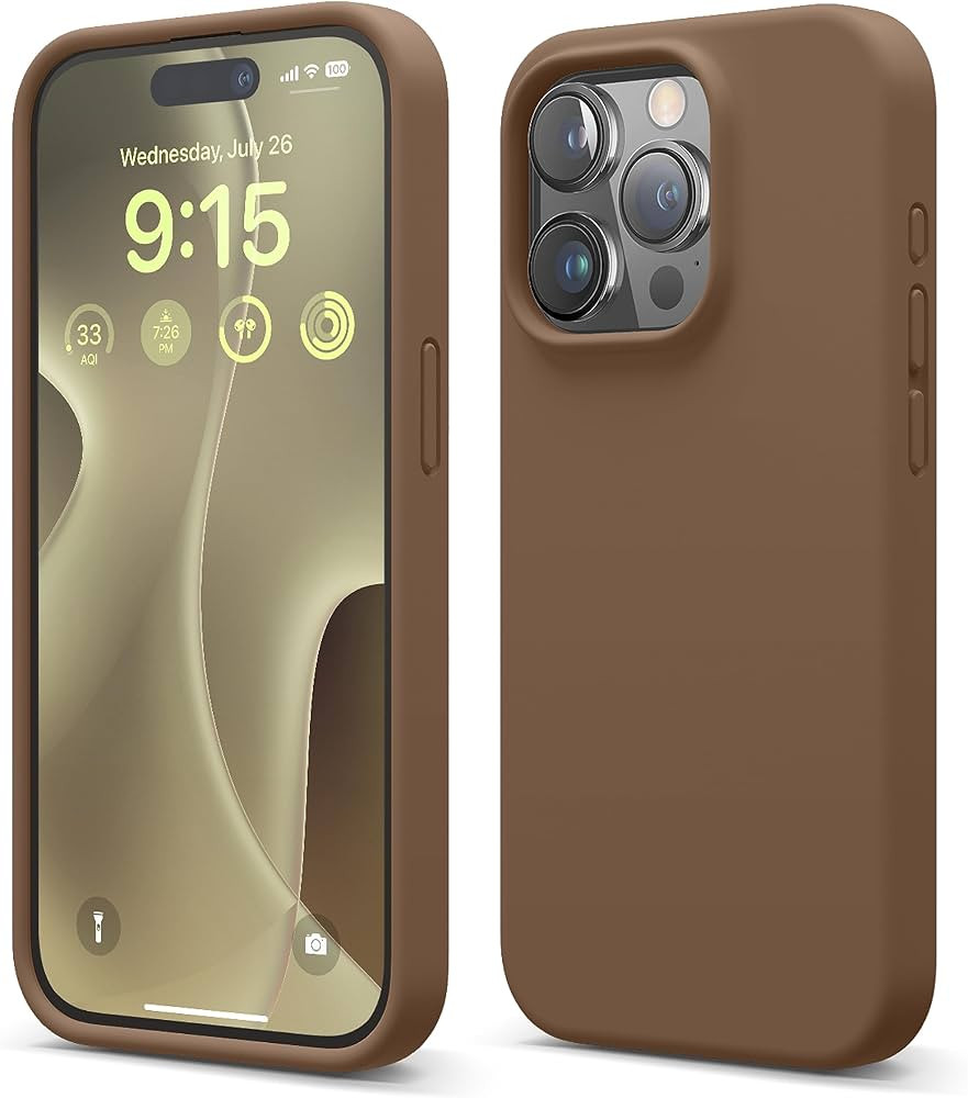 elago Compatible with iPhone 15 Pro Case, Liquid Silicone Case, Full Body Protective Cover, Shock... | Amazon (US)