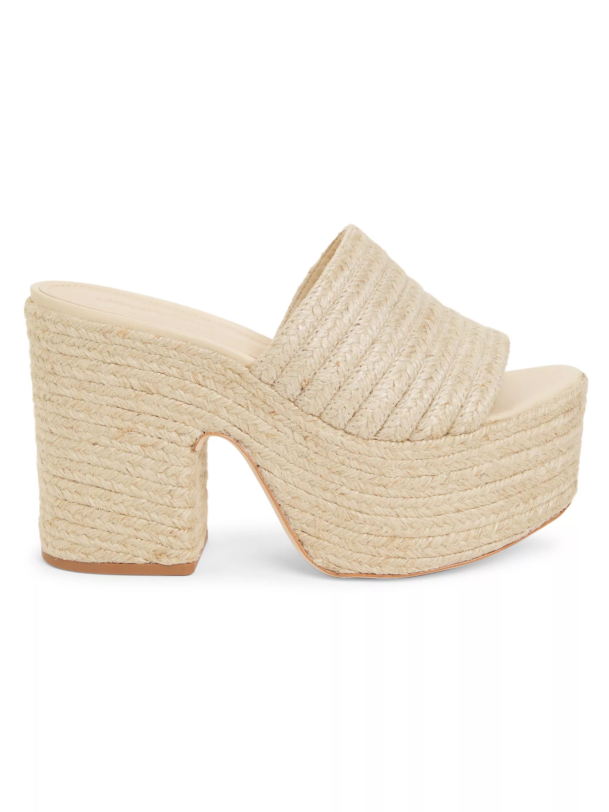 Corda 110MM Jute Platform Clogs | Saks Fifth Avenue