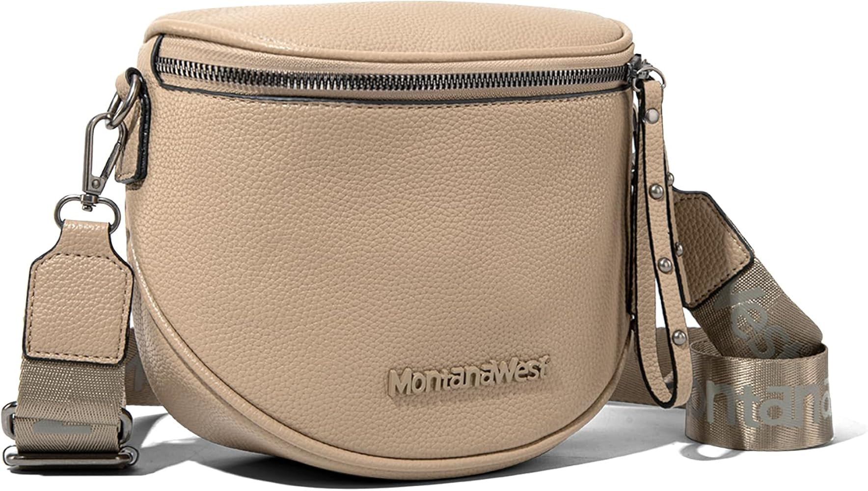 Montana West Small Fanny Pack Crossbody Purse for Women Cute Belt Bum Cross Body Bags | Amazon (US)