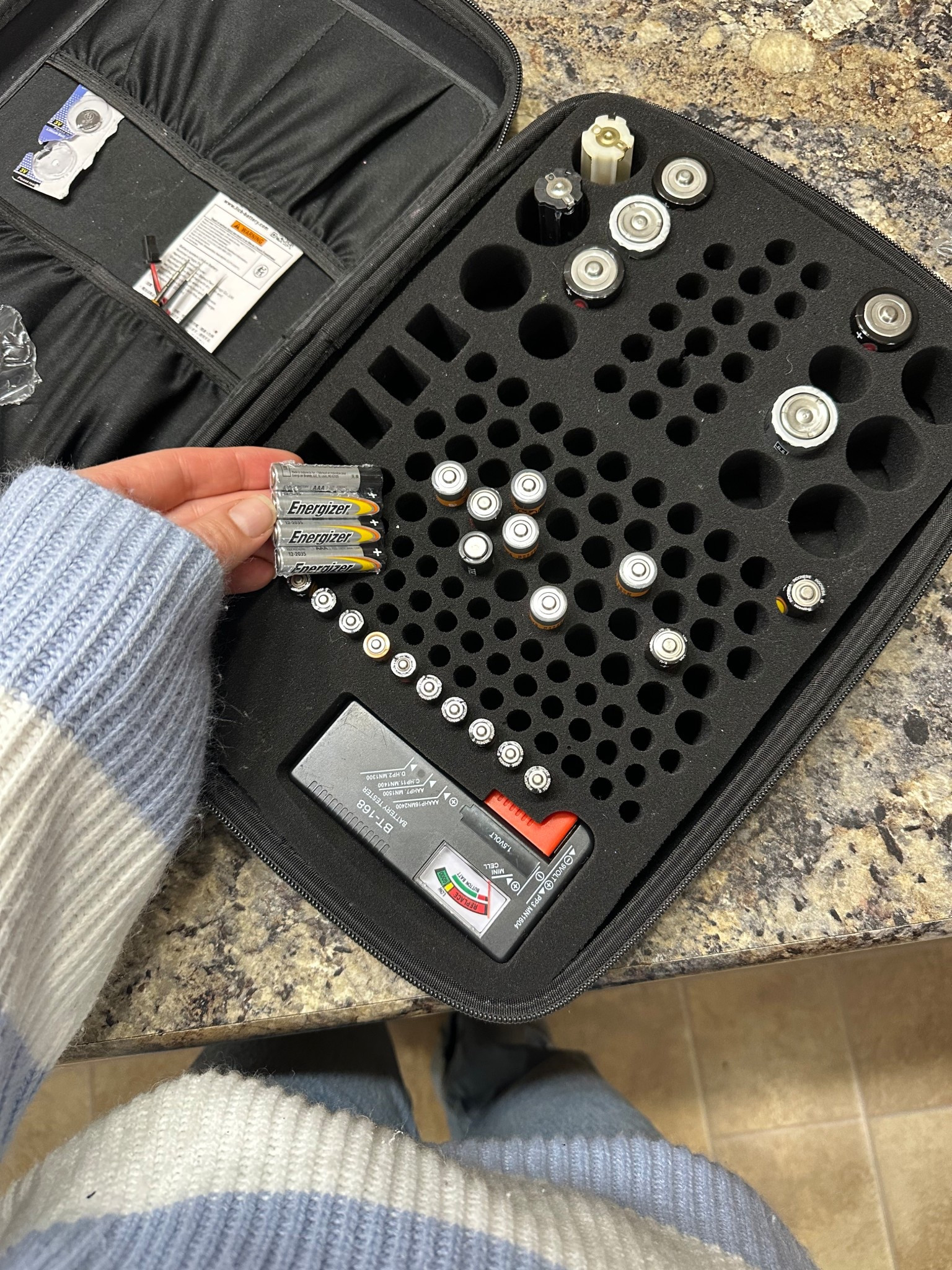 Battery organizer - love that it has a battery life checker  

#LTKGiftGuide #LTKHoliday