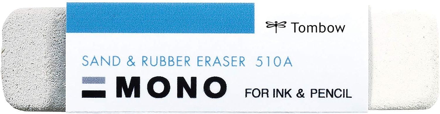 Tombow 57302 MONO Sand and Rubber Eraser, 1-Pack. Easily Erase Pencil and Ink Markings Without Da... | Amazon (US)