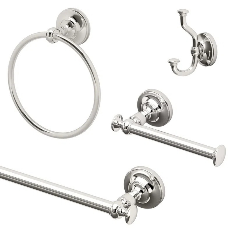 KA-TAV-4-PN Tavern 4 - Piece Bathroom Hardware Set | Wayfair North America