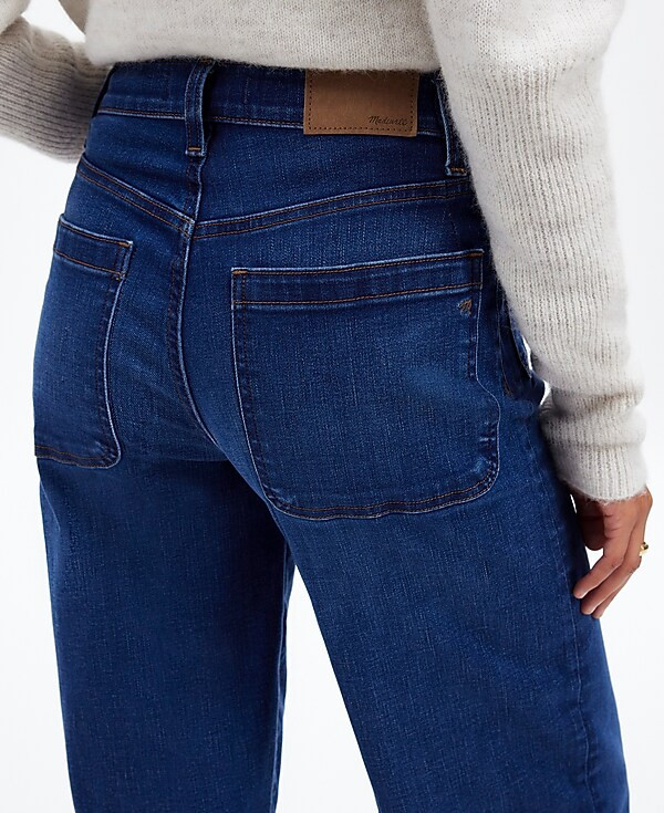 The Emmett Wide-Leg Full Length Jean: Patch Pocket Edition | Madewell