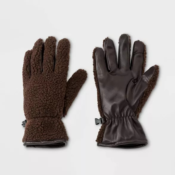 Men's Sherpa Gloves - Goodfellow & Co™ | Target