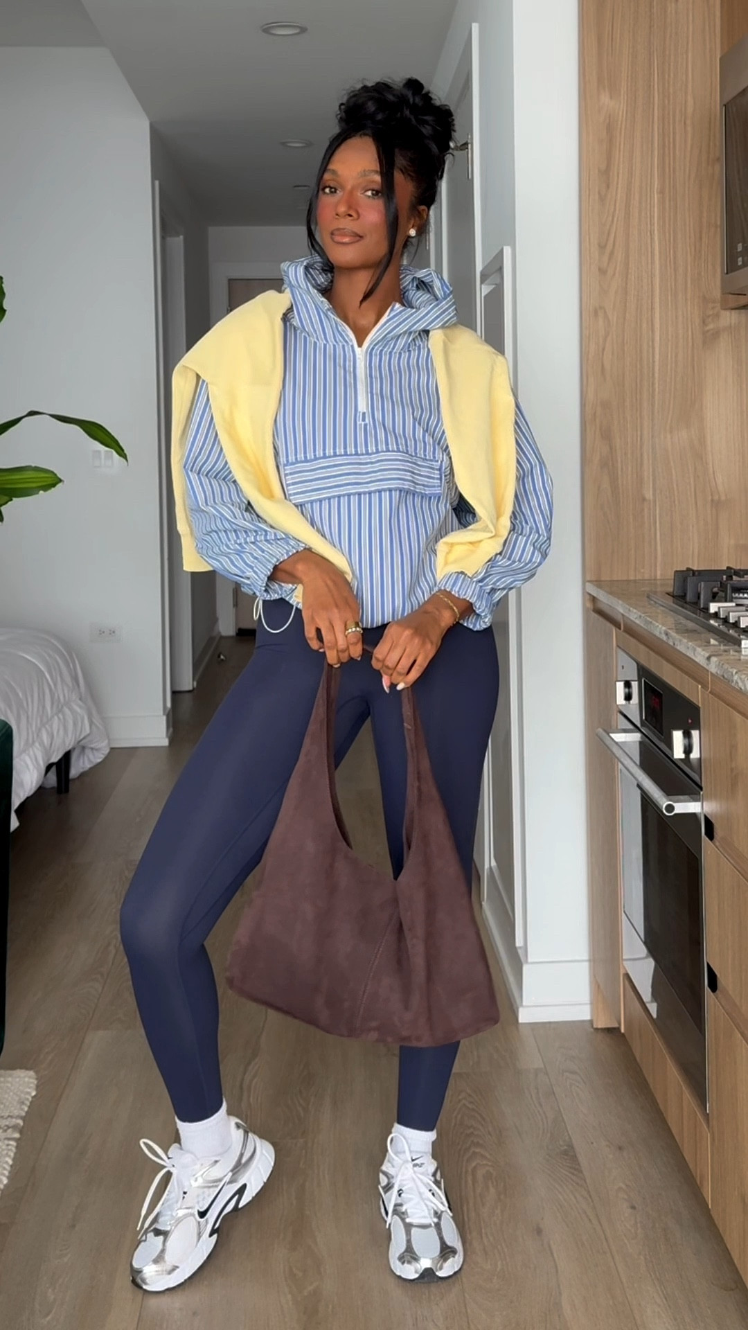 Elevated Athleisure 
Pullover: size S
Leggings: XS

#LTKfitnessgoals #LTKActive #LTKTall