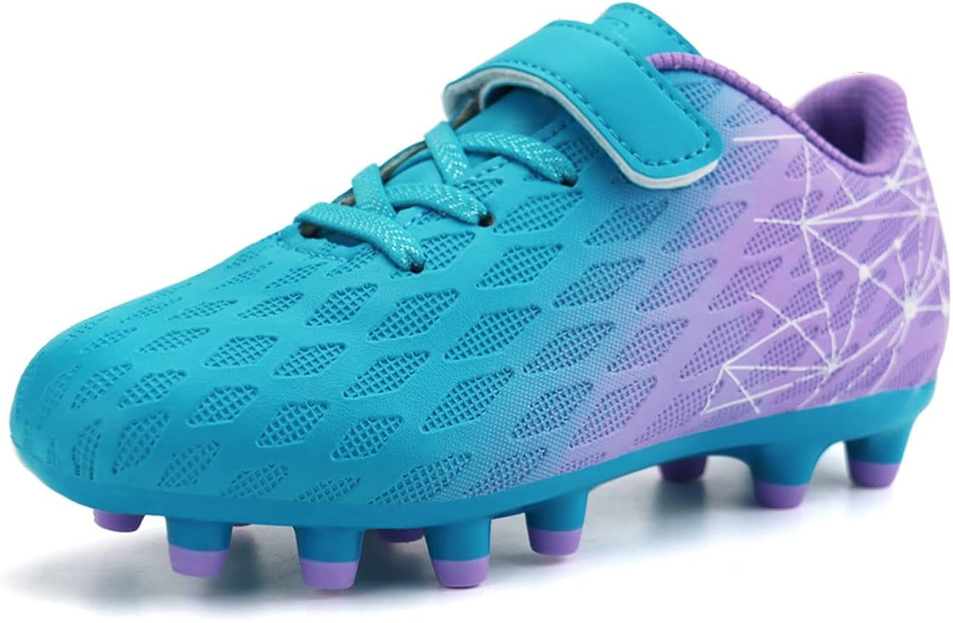 brooman Kids Firm Ground Soccer Cleats Boys Girls Athletic Outdoor Football Shoes | Amazon (US)